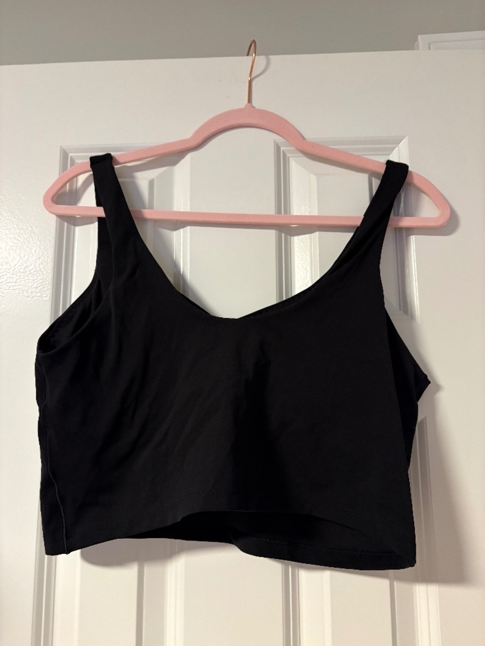 OFFLINE by Aerie Real Me Bralette XL Black Longline Sports Bra